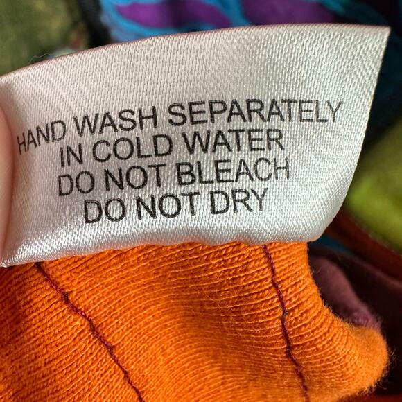 Greater Good Network XXL Hippie Patchwork Jacket Hoodie Festival Indie Artsy - Picture 10 of 10